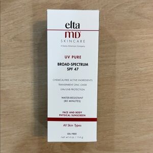 EltaMD UV Pure SPF 47 Sunscreen - White and Red